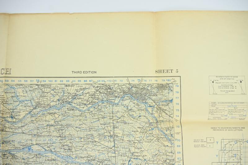 US WW2 Mapcard 's-Hertogenbosch Holland 1944