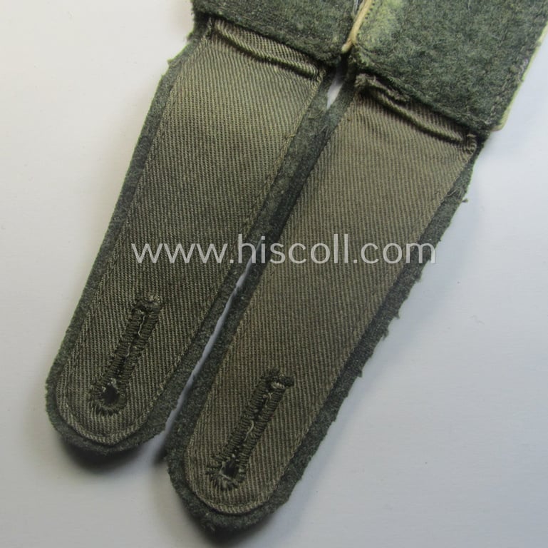 Pair of WH (Heeres) NCO-type (ie. 'M41- o. M43'-pattern) shoulderstraps: 'Uffz. eines Infanterie-Rgts.'