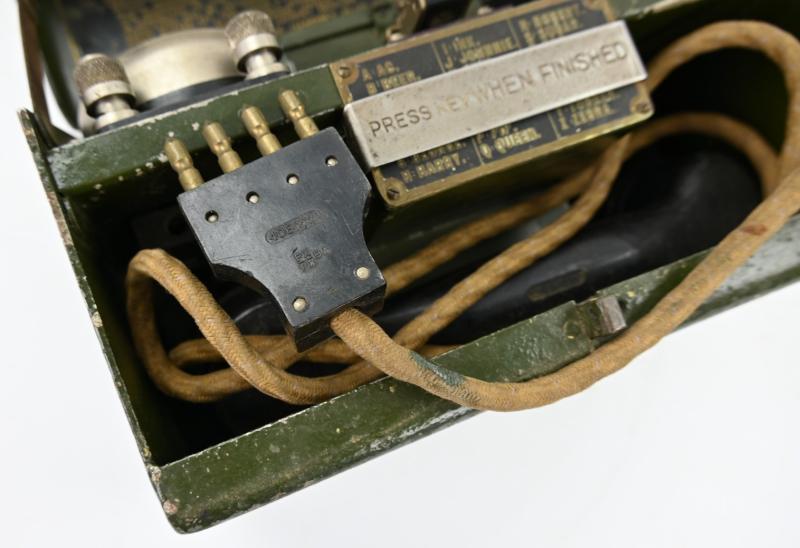 British WW2 MKV Field Telephone Set F