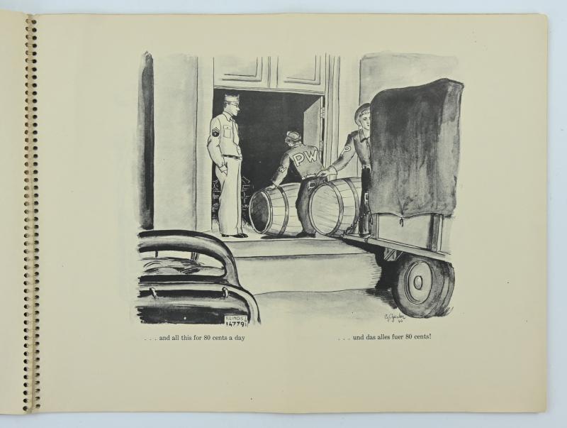 US WW2 POW Camp Book 'Ft. Sheridan'