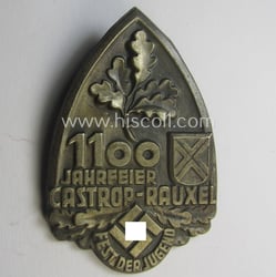 Commemorative, tin-based and silver-toned: N.S.D.A.P.- (ie. 'Jugend-) related...