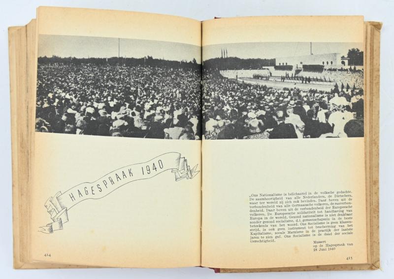 Dutch NSB Party Book 'Voor Volk en Vaderland'