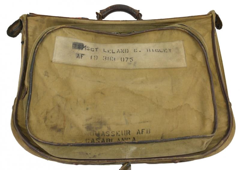 USAAF WW2 Named B-4 Flight Bag