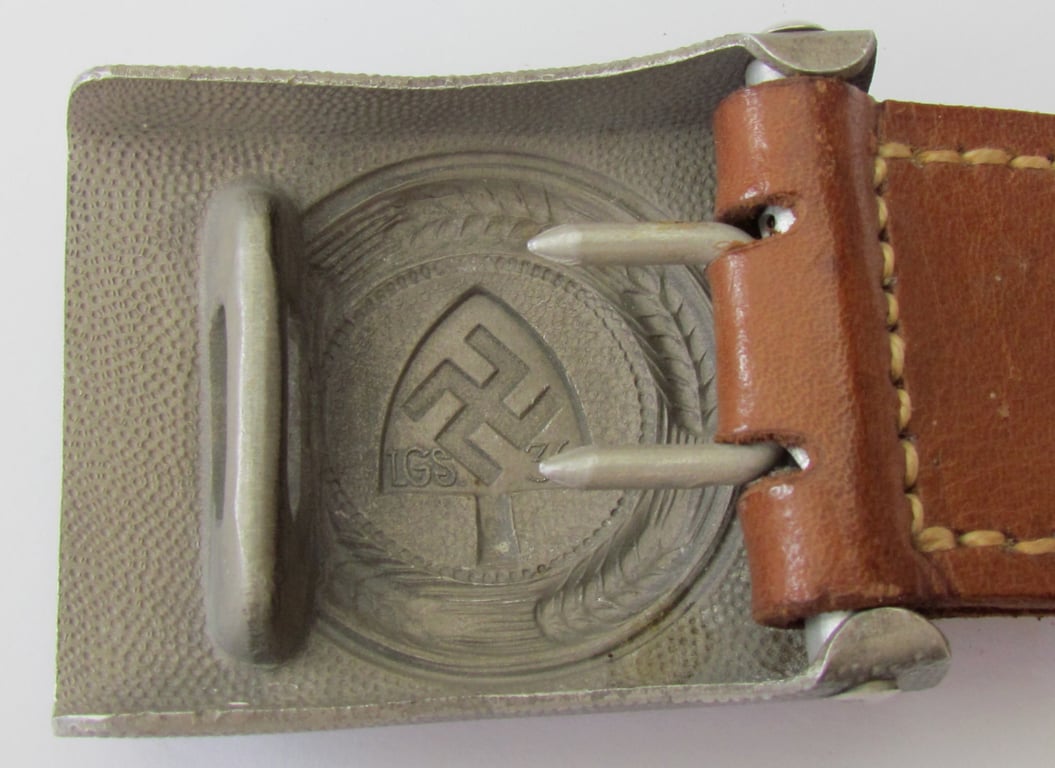 RAD EM/NCO Aluminum Belt Buckle – LGS 1936 – Mint Condition