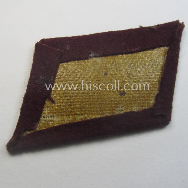 Single, SA (ie. 'Sturmabteilungen') collar-patch (ie. 'Kragenspiegel'): 'SA-Mitglied' serving within the: 'SA-Standarte R2/203' ('SA-Gruppe Bayr. Westfalen o. Tannenberg')