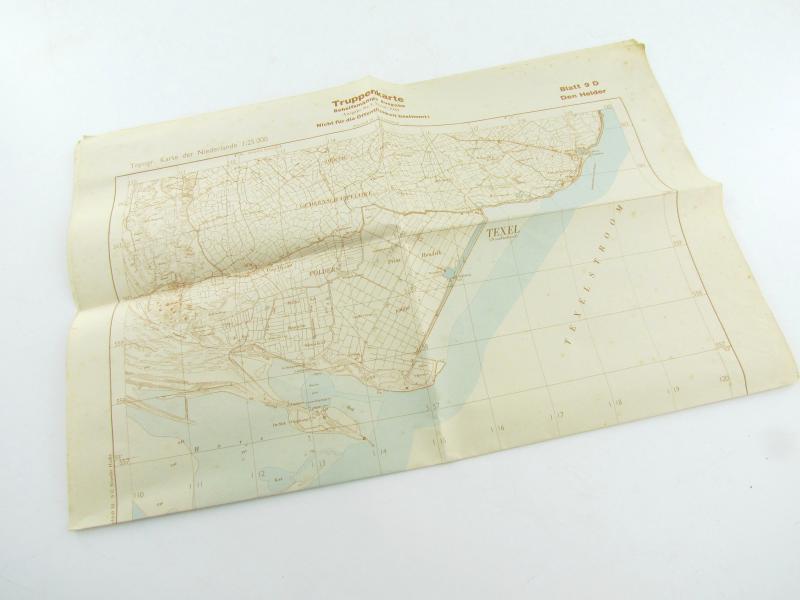 Wehrmacht  "Truppenkarte" Den Helder 1939