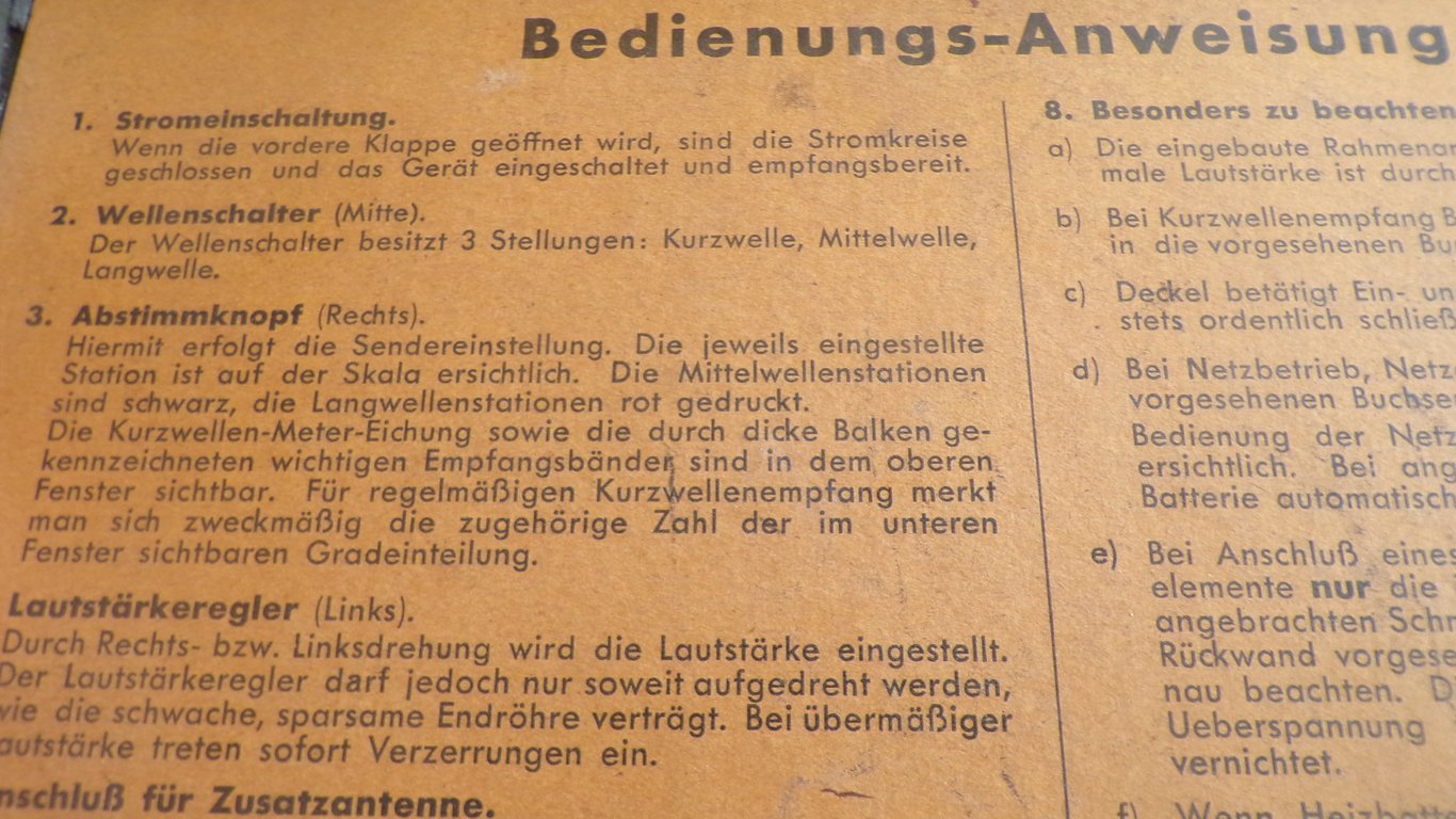 Luftwaffe Empfänger ER3 (radio receiver ER3)