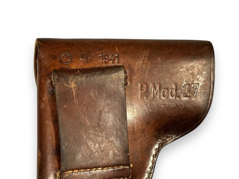 German WWII CZ Leather Holster -1941-