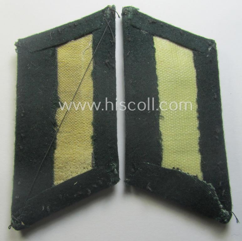 Pair of WH (Heeres) officers'-type collar-patches: 'Offizier der Propaganda-Truppen'