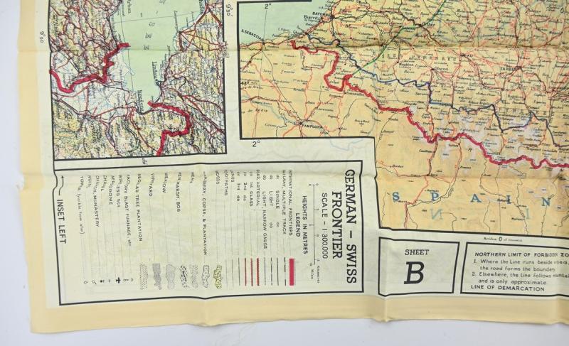 USAAF WW2 Pilot Escape Map 43A/B
