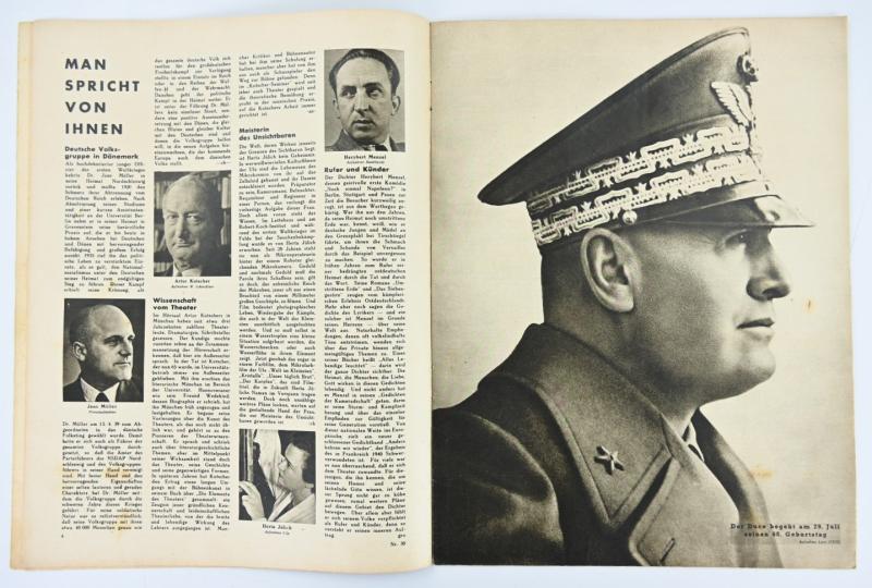 German Third Reich Magazine 'Die Woche' 1943