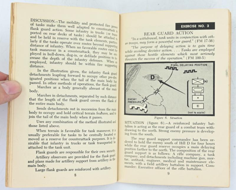 US WW2 Field Manual FM17-36 Tanks with Infantry