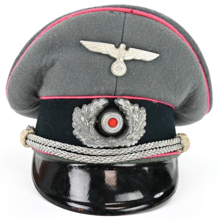German WH Panzer Officer Visor Cap