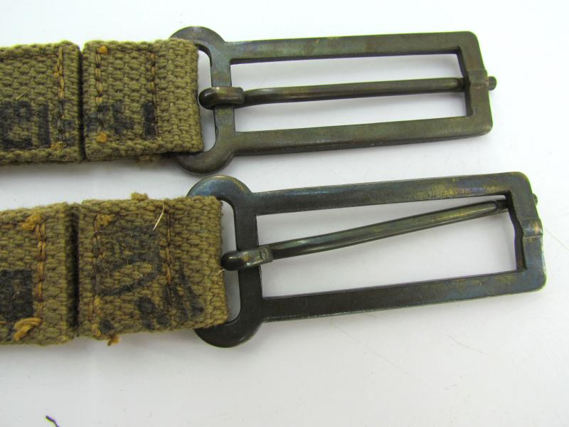 British WWII Equipment Straps