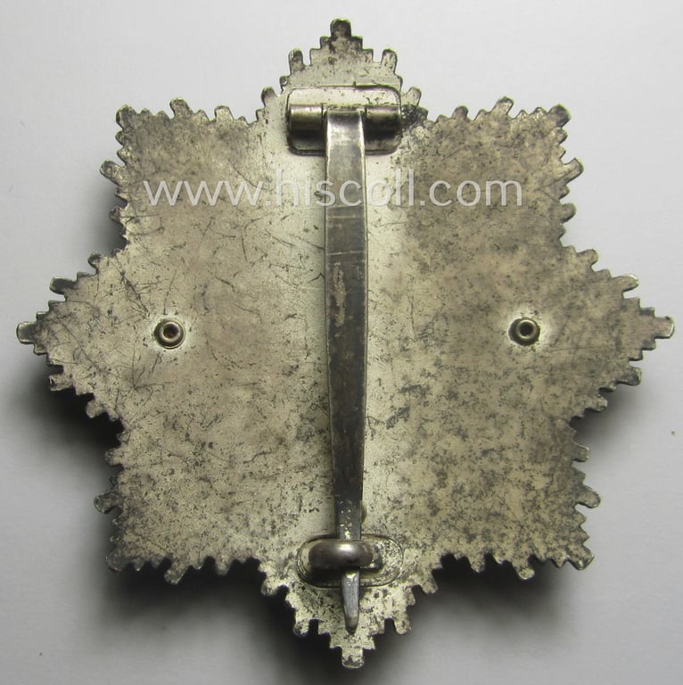 Stunning, neatly maker- (ie. '20'-marked-) example of WH (Heeres, LW etc.) 'Deutsches Kreuz in Silber' (or DKiS) being a (regular- ie. 'light-weight') piece that was produced by the: 'C.F. Zimmermann'-company
