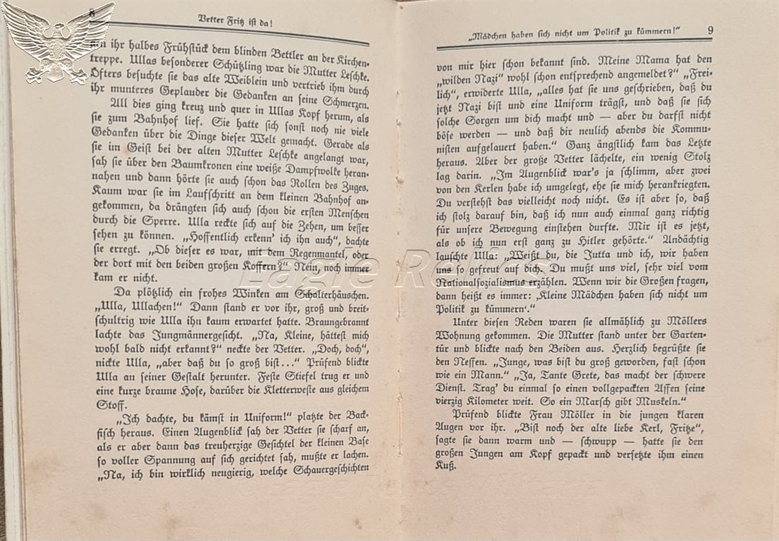 BDM Book  “Ulla, a Hitler girl”