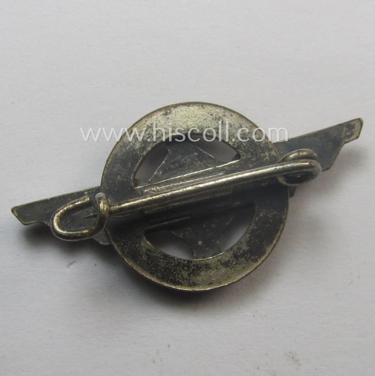 Luxuriously-styled, so-called: DLV (ie. 'Deutscher Luftsport Verband') miniature membership lapel-pin (ie. 'Mitgliedsabzeichen für den Zivilanzug') being a non-maker-marked example