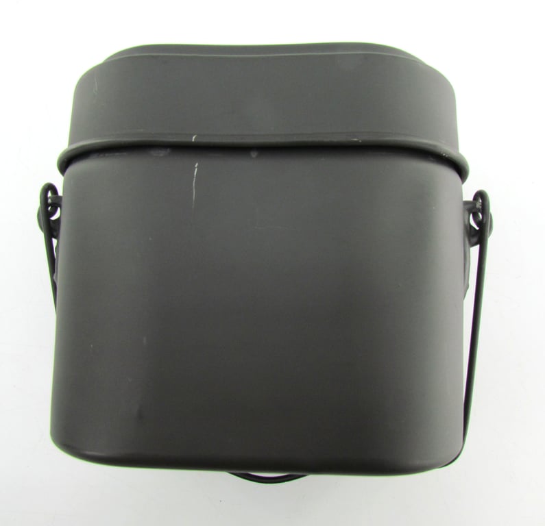 Wehrmacht M31 mess kit (“Kochgeschirr”) with factory “Ritter Aluminium” wrapping paper