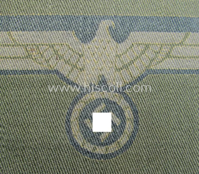 Attractive - and actually rarely seen! - WH (Heeres) breasteagle (ie. 'Brustadler für Mannschaften u. Unteroffiziere des Heeres') being of the 'last-ditch'- (ie. later-war-period-) and/or entirely 'printed'-pattern