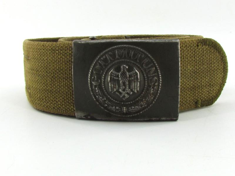 WH (Heer) ‘Afrikakorps’ Tropical Belt & Buckle 1941