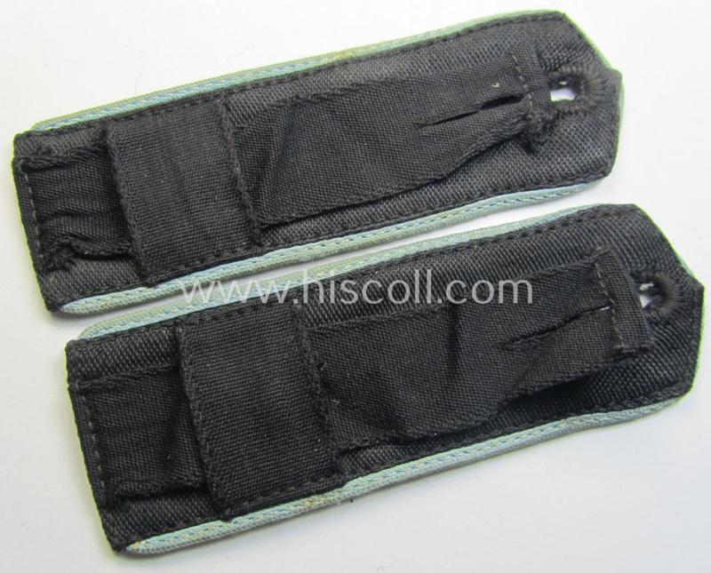 Attractive - and fully matching! - pair of so-called: 'Flieger-HJ' (ie. flight 'Hitlerjugend') shoulderstraps as was intended for usage by a: 'Hitlerjunge' who was attached to the: 'Bann 235' (235 = 'Duisburg o. Duisburg-Süd')