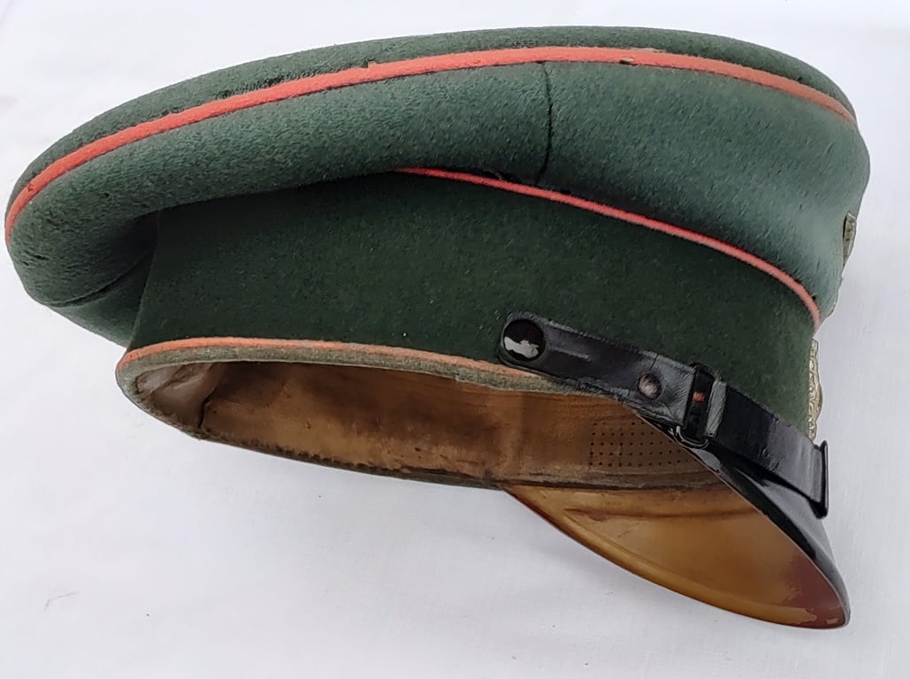 German Wehrmacht NCO Panzer Schirmmütze cap,