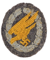 German LW FSJ Cloth Badge