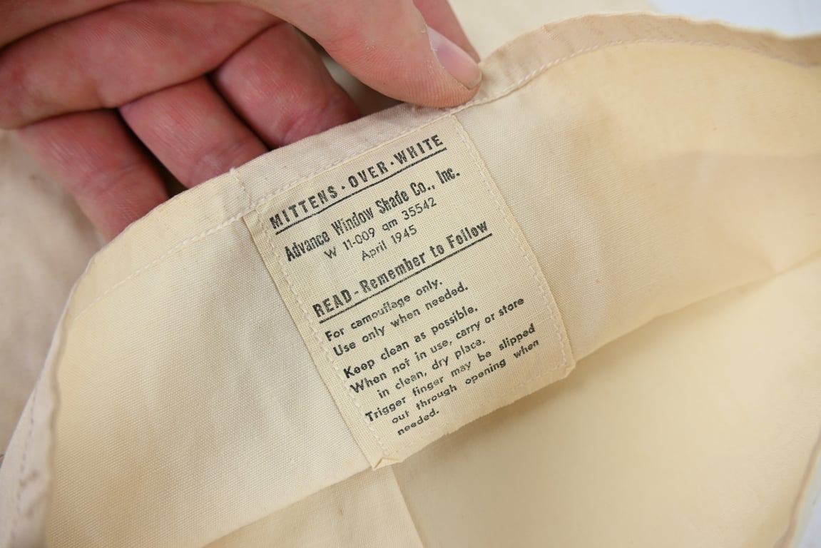 US WW2 Winter Camo Mittens