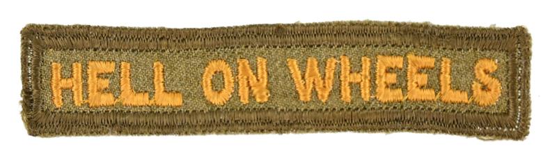 US Armored Division Tabs