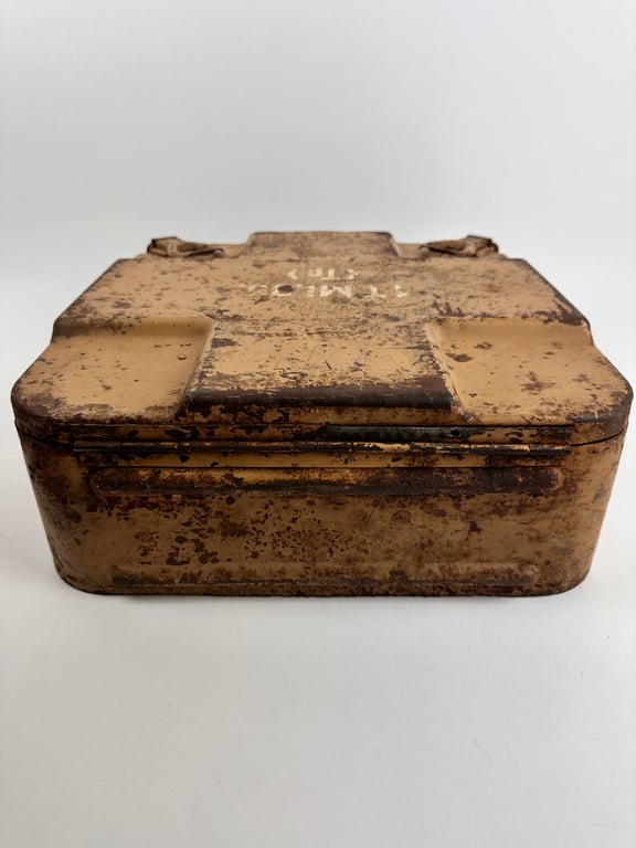 WW2 German WH Tellermine Tropical Camo Carrying Case "tan"1942