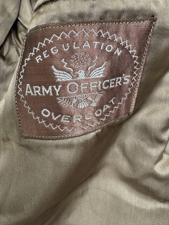 U.S. WWII Army Short Overcoat (Mackinaw Type) – Dated 1942