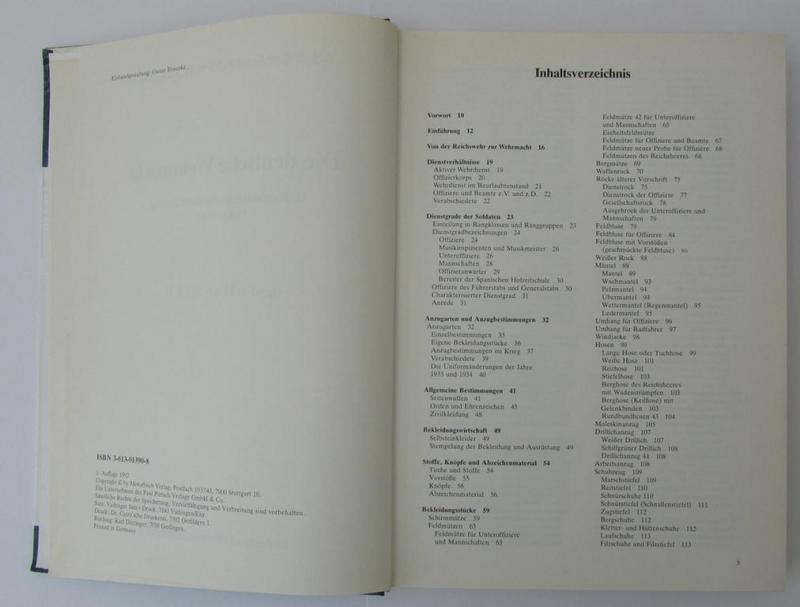 Neat - and scarcely found! - out-of-print, reference-book entitled: 'Die deutsche Wehrmacht - Uniformierung und Ausrüstung 1933-1945 - Band 1: Das Heer' by Schlicht & Angolia
