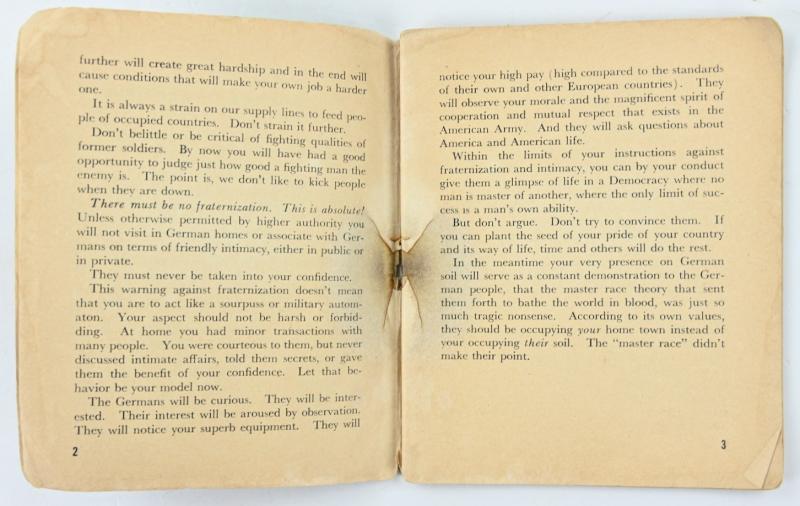 US WW2 Pocketguide to Germany