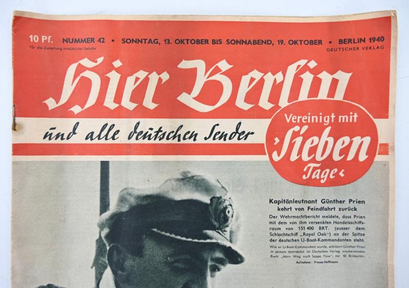 German Third Reich Magazine 'Hier Berlin'
