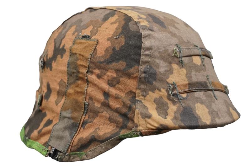 Waffen SS M42 Helmet Cover in Oakleaf A Camouflage