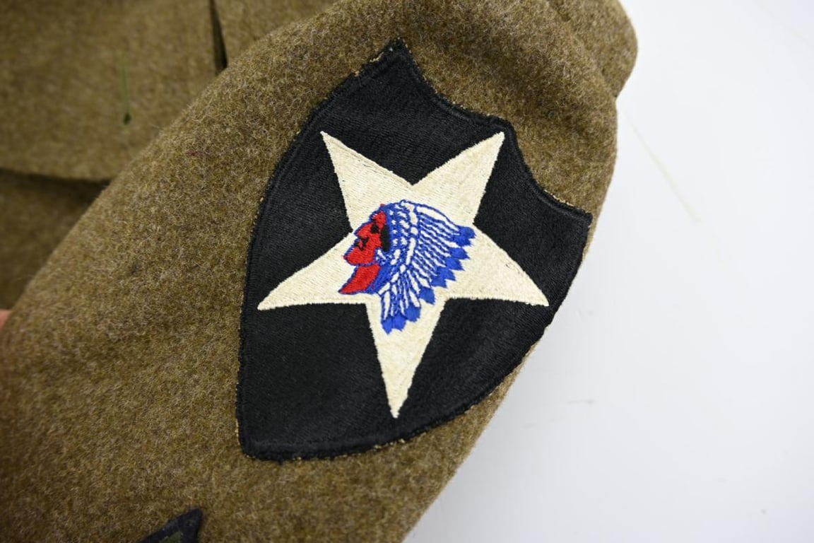US WW2 EM/NCO Winter Greatcoat 2nd Infantry Division