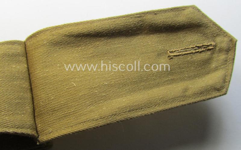 Pair of WH (Kriegsmarine) 'tropical-styled', EM-type shoulderstraps (as intended for usage on the tropical-shirts ie. tunics): 'Matrose'