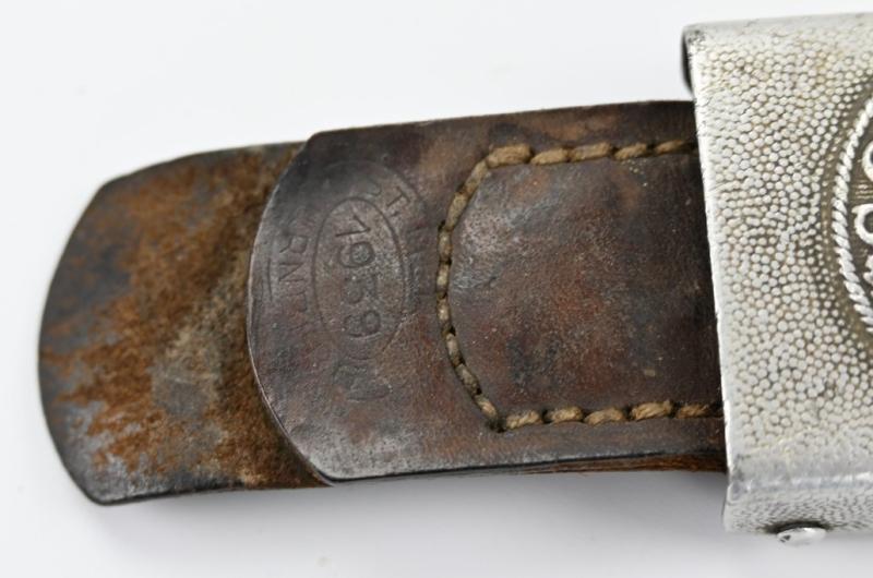 German WH Beltbuckle with Tab 'St. Merkl' 1939