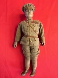 RARE HAMLEYS LORD KITCHENER PROPAGANDA TOY DOLL &...
