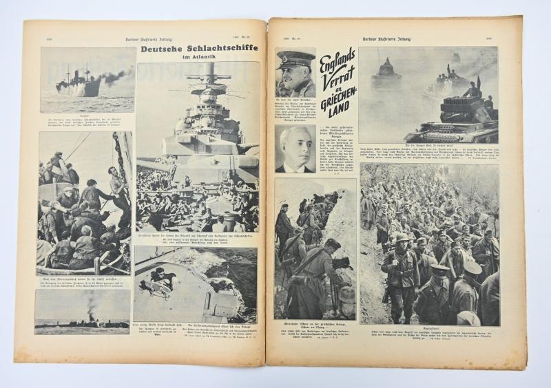 German Berliner Illustrierte Zeitung Newspaper 1941