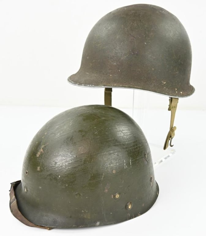 US WW2 82nd Airborne Division 508th Parachute Infantry Regiment Combat Helmet