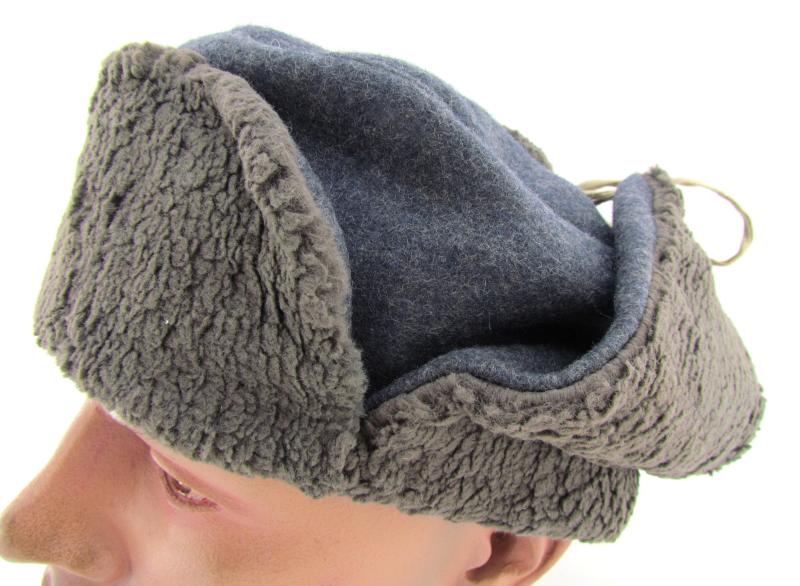 Luftwaffe Winter Fur Cap Maker Marked and LBA Stamp....Mint