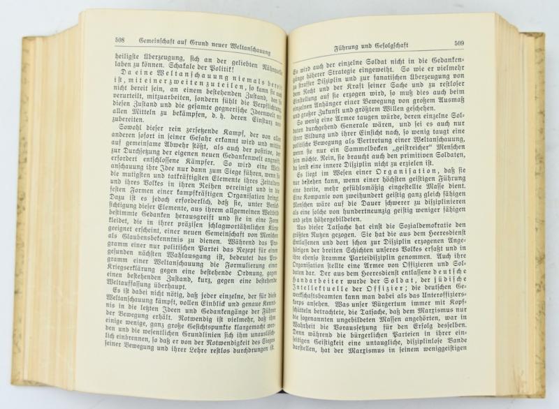 German Adolf Hitler Mein Kampf Book 1938