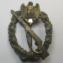 Superb, 'Infanterie Sturmabzeichen in Bronze' (or: bronze-class infantry-assault-badge...