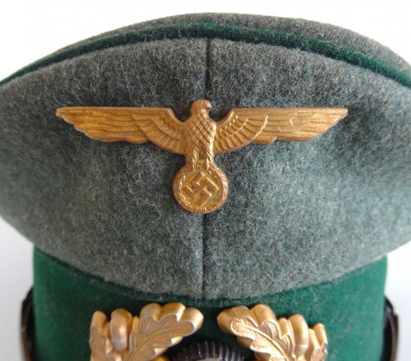 Kriegsmarine Coastal Artillery EM/NCO's Visor Cap