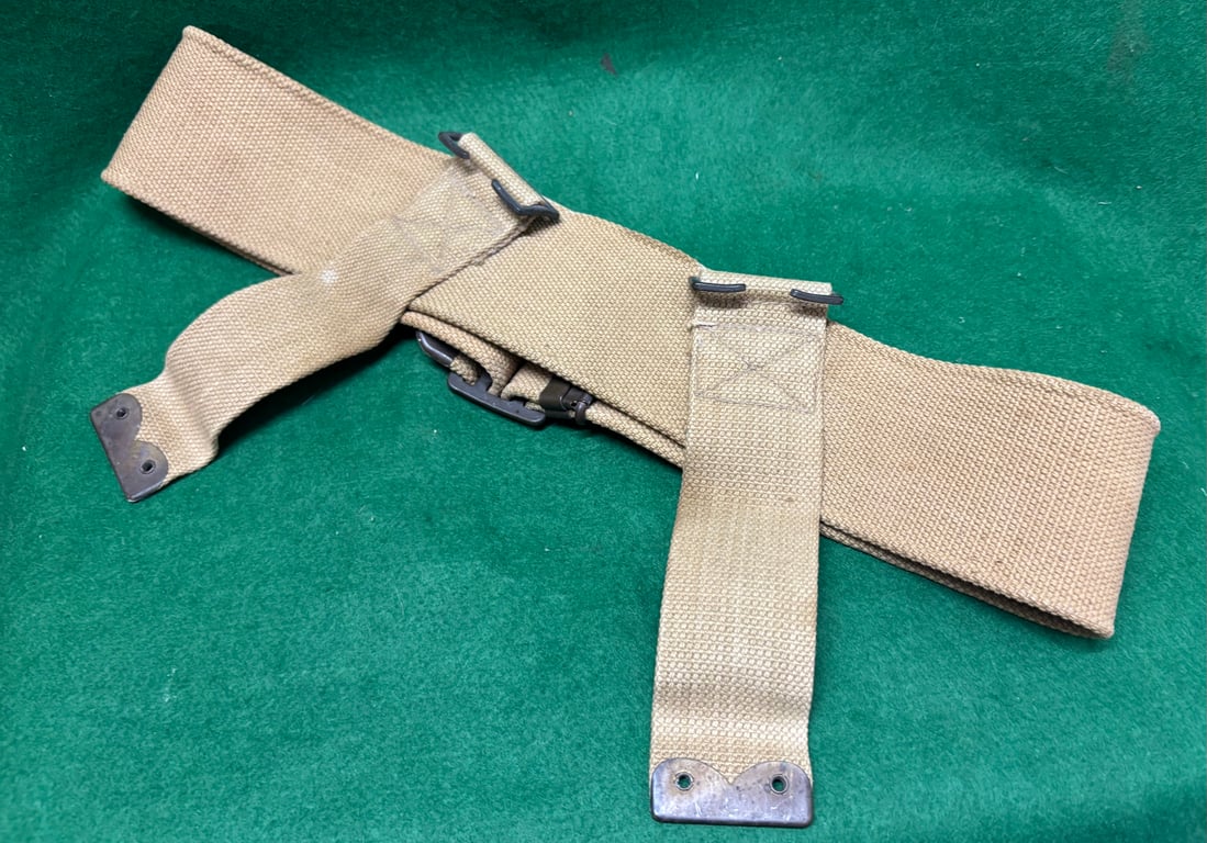 WW1 1908 Pattern Web Equipment Waist Belt dated 1915