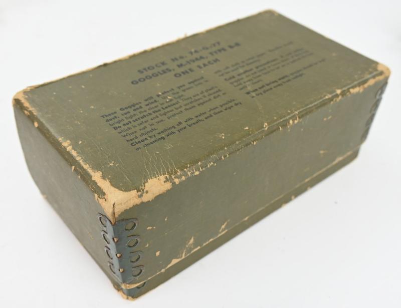 USAAF Type B-8 Flight Goggles Box
