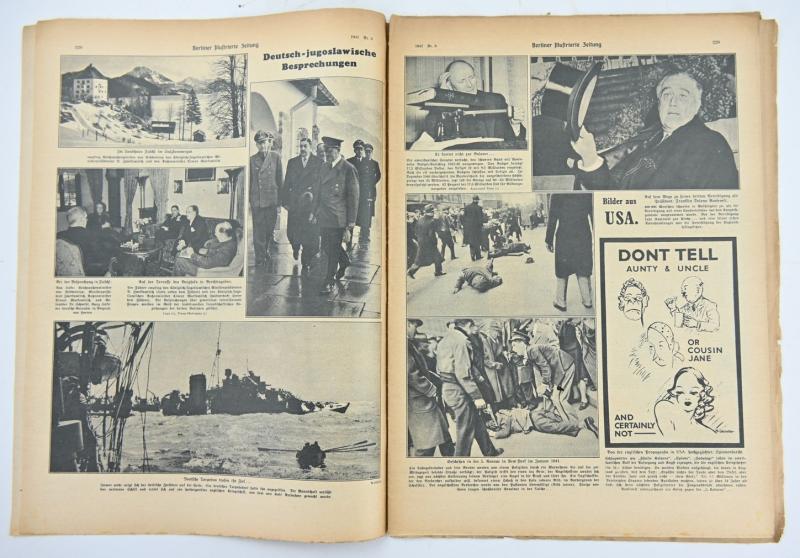 German Berliner Illustrierte Zeitung Newspaper 1941