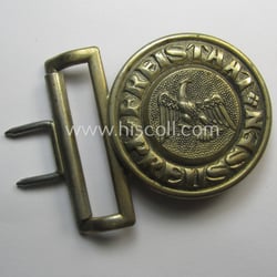 Neat, pre-Third-Reich-period- (ie. 'Freistaat Preussen'-related-) silverish-golden-toned, officers-type police-...