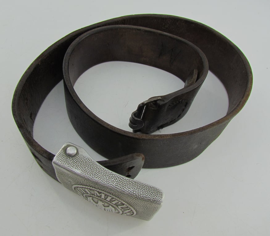 Wehrmacht Aluminum  Buckle with Belt